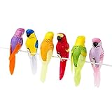 Talking Tables Bird Décor | Great For Tropical Party, Luau Party, Hawaiian Party, Birthday Party And Kids Party | 6 Pack