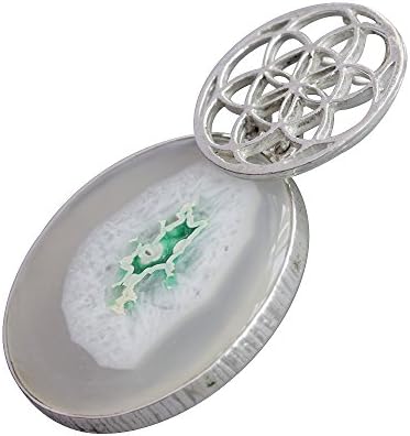 Green Botswana Agate Pendant