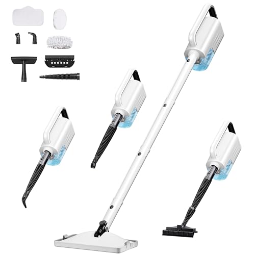 Vidattx Steam Cleaner, Multifunction Steam Cleaner, 8 in 1, 1500 W, Removes 99.9% of Viruses and Bacteria, Steam Cleaner ECO Without Detergents, Glass Cleaner, Sofa Steam Cleaner