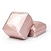 Naimo Engagement Ring Box Earrings Coin Jewelry Ring Box Case with LED Lighted up for Proposal Engagement Wedding Gift (Pink)