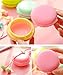 Amberetech Cute 3.5mm in Ear Earphones Earbuds Headset with Macaron Earphone Organizer Box Case for iPhone,for Samsung,for Mp3 iPod Pc Music (Pink)