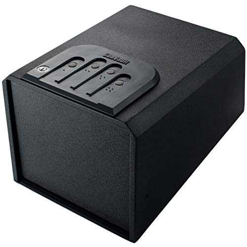 GunVault MultiVault Quick Access Large Gun Safe with Illuminated No-Eyes Digital Keypad, Auto Slide-Out Drawer and LED Illumination (4 Pistol Capacity) - Thumbnail 2