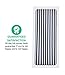 Crucial Air Filter Replacement Parts Compatible with Hamilton Beach True Air Part 990051000 - Fits Vacuum Models 04383, 04384, 04385 - HEPA Style Filters Capture Mites, Pollen, Household Dust (1 Pack)