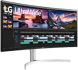 LG 38WN95CP-W 38 inch Curved UltraWide 3840x1600 Nano IPS HDR10 Monitor view 11