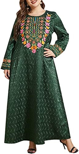 FPOVFPO Women's 2-Piece Muslim Abaya Prayer Dress With Hijab - Full Length Maxi Kaftan For Ramadan & Islamic Events (Purple, One Size) - View #10