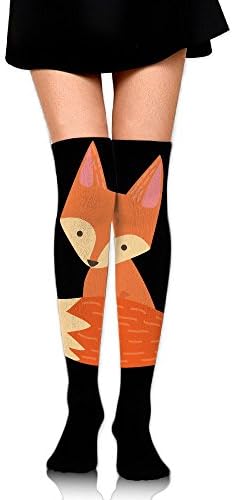 Large Tail Of The Fox Womens Girls Sexy Over Knee Leg High Boot Socks Girls Leggings