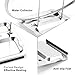 KITCHENDAO Foldable Spoon Rest and Pot Lid Holder for Counter, Non-scratch Silicone Base, Stainless Steel Pan Pot Cover Lid Rack Shelf Stand Holder Spoon Holder Utensil Rest Stove Organizer