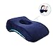 Zerlar Memory Cotton Lunch Break Face Down Head Rest Pillow Cushion for Office Student Travel (Navy Blue)