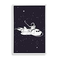 Framed Canvas Wall Art Cartoon Children's Room Canvas Prints Home Artwork Decoration for Living Room,Bedroom - 16x24 inches