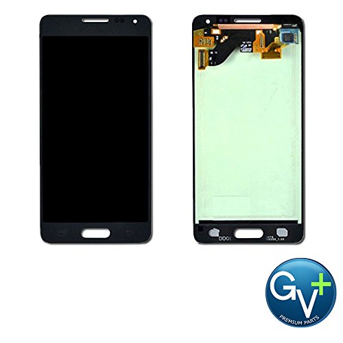Group Vertical Replacement Screen AMOLED Digitizer Assembly Compatible with Galaxy Alpha (Gray) (SM-G850) (GV+ Performance)