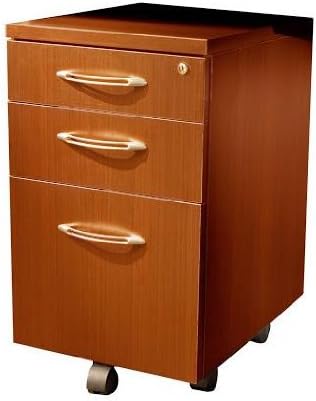 Mayline Aberdeen Mobile Kit 20" Pedestal Lid and 4 Casters, File Pedestal, sold separately, Cherry Tf