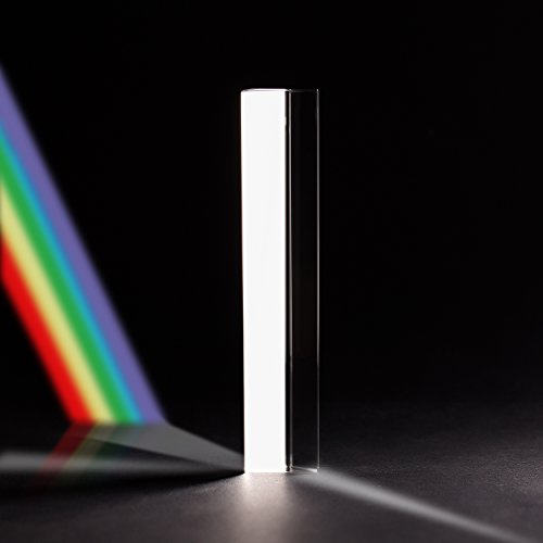 Occer Photography Prism Triangular Crystal Optical Glass Portable Rainbow Maker Refractor for Photography,Teaching,Experiments,Spectrum Physics,Decoration,Gifts with a Carry Bag