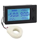 DROK DC 0-300V 200A STN LCD Display Digital Multimeter Voltage Ampere Power Energy Ammeter Voltmeter Battery Volt Amp Meter AH Monitor Panel with Hall Sensor ...