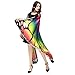 VESNIBA Christmas Party/Thanksgiving Day Prop Soft Fabric Butterfly Wings Shawl Fairy Ladies Nymph Pixie Costume Accessory (168X135CM, B-Multicolor)