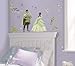 RoomMates RMK1423SCS The Princess and The Frog Wall Decals with 3D Butterflies