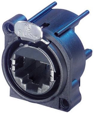 Neutrik NE8FAH Ethercon Horizontal PCB Mount RJ45 Connector