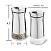 Salt Pepper Shakers Adjustable Holes - Elegant Stainless Steel Perfect Dispenser Set