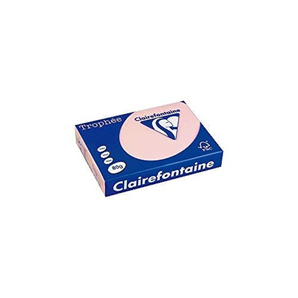 Clairefontaine Trophee Colours Paper 80gsm Ream-wrapped A4 Pink Ref 1973 [500 Sheets]