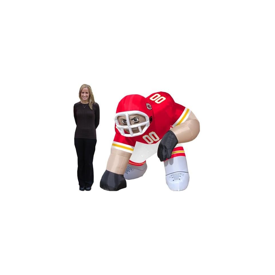 Kansas City Chiefs NFL Air Blown Inflatable Bubba Lawn Figure/Football