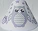 Purple Owl Lamp Shade Children's Purple Owl Woodland Forest Animal Nursery Room Decor