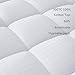 Pillowtop Mattress Pad Cover Queen Size - Hypoallergenic - Cotton Down Alternative Filled Mattress Topper