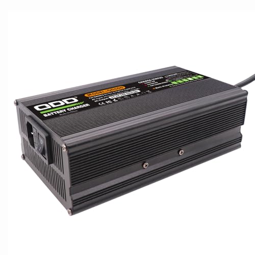 QDD LiFePO4 29.2V 20A Battery Charger with LED Indicator Light, Safety Protection Function, Suitable for LiFePO4 8S 24V 25.6V Battery Pack