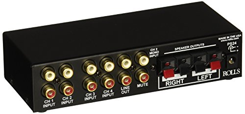 Rolls MA255 Stereo 20w/ch Class D Mixer Amplifier