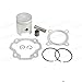NICECNC Piston Ring Kit Gasket Wrist Pin Bearing Set for Dirt Bike YAMAHA PW80 1985-2006