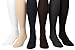 ABSOLUTE SUPPORT Compression Socks for Men 20-30mmHg, Made in USA Opaque Graduated Support Knee High for Embolism, Swelling, Varicose Veins Circulation - Black, Large, A104BL3