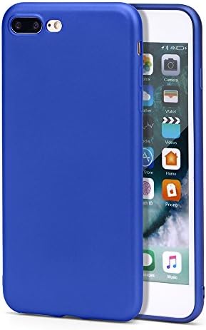 iPhone 7 Case Royal Blue Protect Ultra Slim Fit Shell Soft Plastic Full Protective Anti-Scratch Resistant Cover Thin Thinnest Touch Flexible Protect 4.7