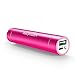 RAVPower Portable Charger 3200mAh External Battery Pack Power Bank with Ultra bright flashlight(3rd Gen Mini, iSmart Technology, Apple Adapter Not Included)for Phones, Tablets and more-Pink