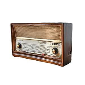 LHXHL Radio De Escritorio, DiseñO De Madera Retro, ImitacióN De Radio