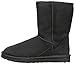UGG Australia Women's Classic Short Winter Boots,Black,9 US