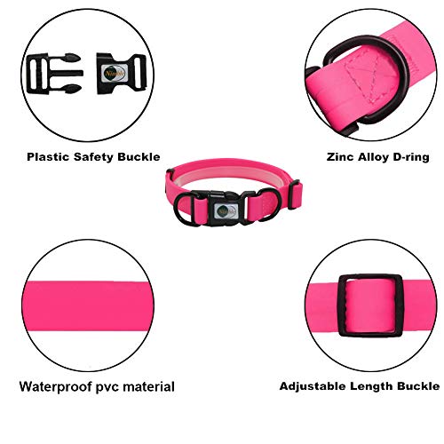 NIMBLE Dog Leash and Collar Set 5FT Strong Reflective Dog Leash and Waterproof Collar for Medium Large Dogs - Thumbnail 3