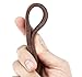 Guiding Star Leather Dog Leash 8ft, Dog Leashes for Large Dogs Heavy Duty, Soft Braided Handmade Leather Training Leash for Large & Medium Dogs (8ftx3/4inch, Brown)