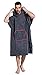 Winthome Changing Towel Robe, Surf Poncho (Gray) Short
