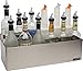 San Jamar Speed Rails Double Rails with 10 Quart Capacity for Kitchen, Bar, and Restaurants, Stainless Steel, 10 Quarts, Silver