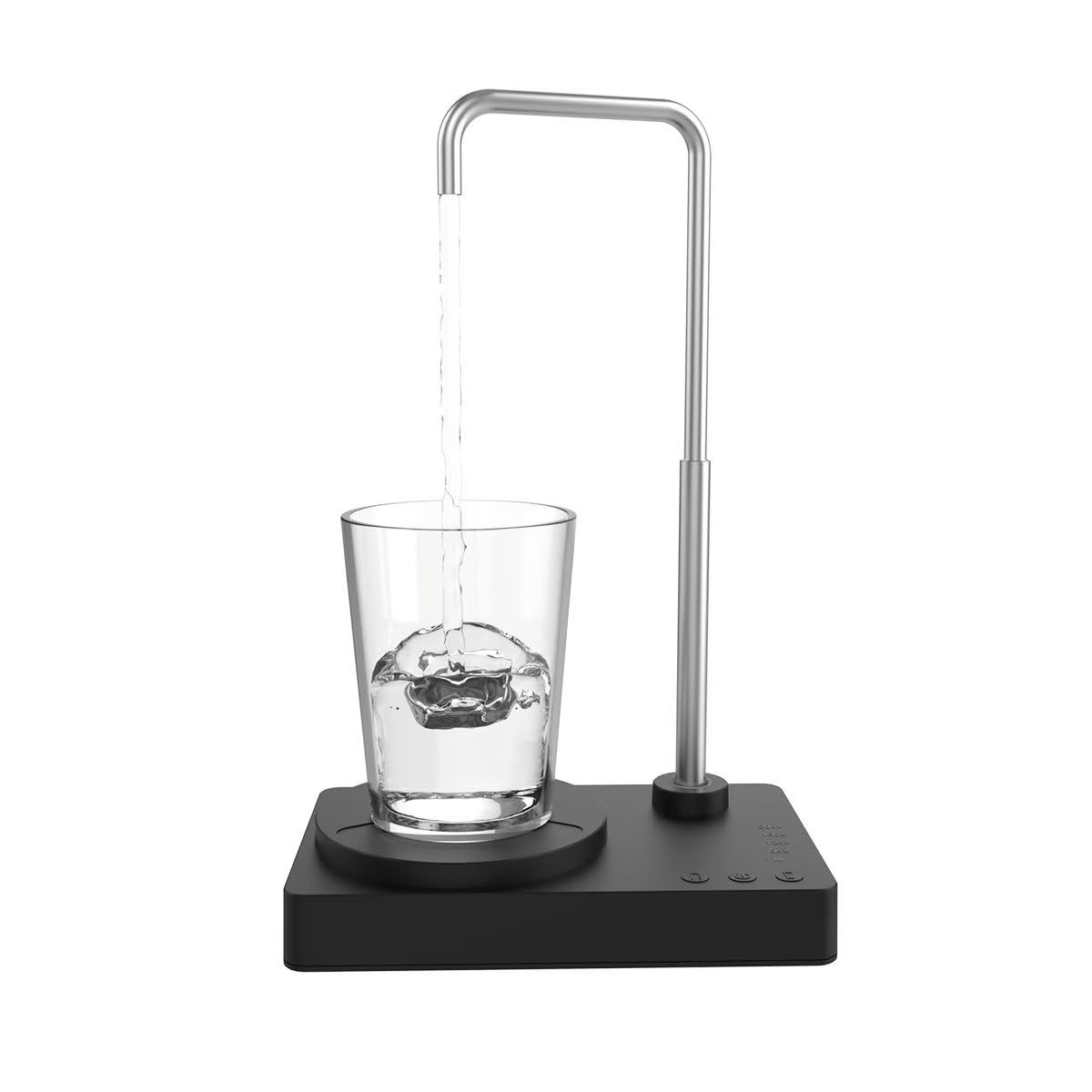 Photo 1 of Desktop Water Dispenser 5 Gallon Mini Countertop Water Bottle Pump Portable Water Jug Dispenser Smart USB Rechargeable Water Dispenser Bottom Load for Home Office Camping Outdoor Travel (Black)