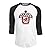 NASCAR Kevin Harvick Flag Mens 3/4 Sleeve Raglan Shirts Printed