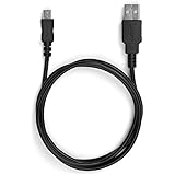 Amped Electronics - Premium OEM Quality Texas Instruments Graphing Calculator Charging Cable - Designed for TI Nspire CX, Nspire CX CAS, TI 84Plus C, and TI 84Plus CE Graphing Calculator, Black