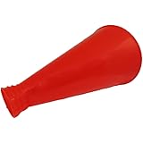 9" Plastic Megaphone Cheerleader Hollywood Movie Director Prop (Red)
