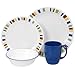 Corelle Livingware 16 piece Dinnerware Set, Service for 4, Memphis