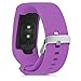 kwmobile Watch Band Compatible with Polar A360 / A370 - Watch Band Replacement Silicone Strap - Violet
