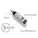 TekHome Mini Bluetooth Receiver for Car Headphones Home Stereo, Tiny Bullet 3.5mm Aux Audio Music Transmitter Adapter for Dock Speakers, Features iPhone 7 Connection, Hands-Free Calling.(BR001-SR)
