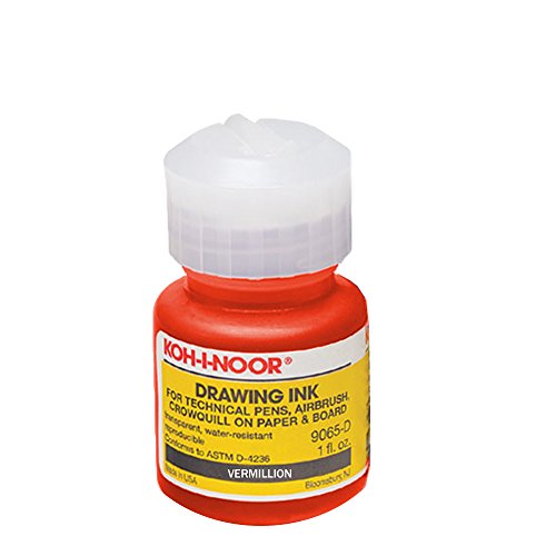 Kohinoor Drawing Ink 1 Oz Vermillion