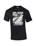 Fishing T-Shirt Eat Sleep Fish Repeat