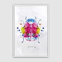 Framed Canvas Wall Art Insect Canvas Prints Home Artwork Decoration for Living Room,Bedroom - 16x24 inches