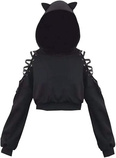 amazon women's black hoodie