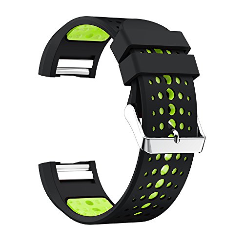 MoreToys Silicone Adjustable Replacement Accessory Sport Watch Band Wrist Strap Bracelet for Fitbit Charge 2 Fitness Wristband (A)