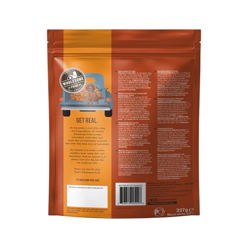 WHOLESOME PRIDE SWEET POTATO CHEWS 100% ALL-NATURAL SINGLE INGREDIENT DOG TREATS, 8 OZ